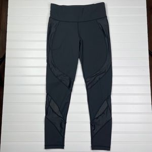 Sweaty Betty Power Mesh 7/8 Workout Leggings Black Women’s Size XS